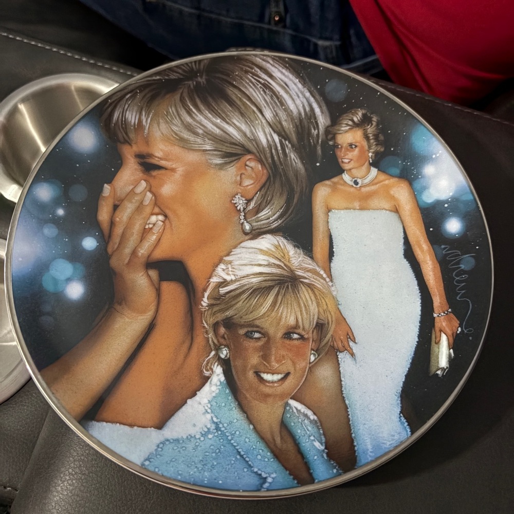 Lady Diana memorial collection plate